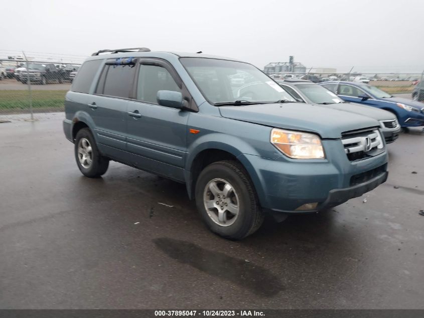 2006 Honda Pilot Ex VIN: 2HKYF18486H538102 Lot: 37895047