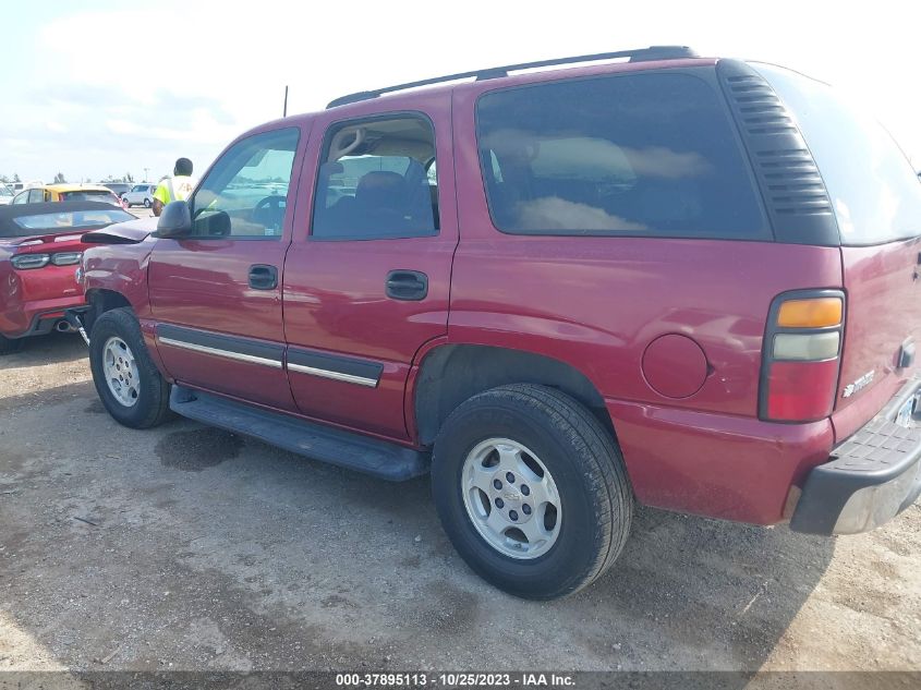 2005 Chevrolet Tahoe Ls VIN: 1GNEC13T85R154670 Lot: 37895113