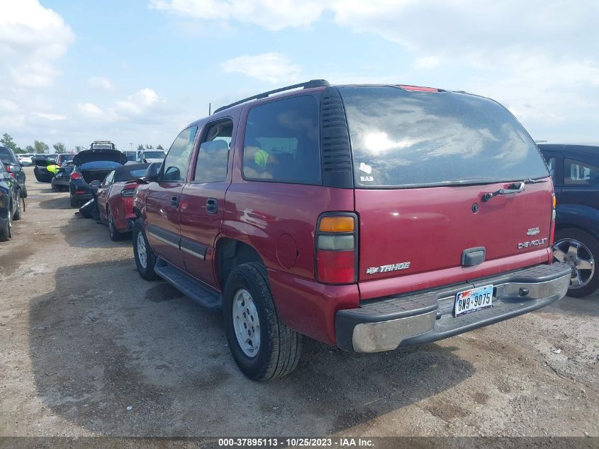 2005 Chevrolet Tahoe Ls VIN: 1GNEC13T85R154670 Lot: 37895113