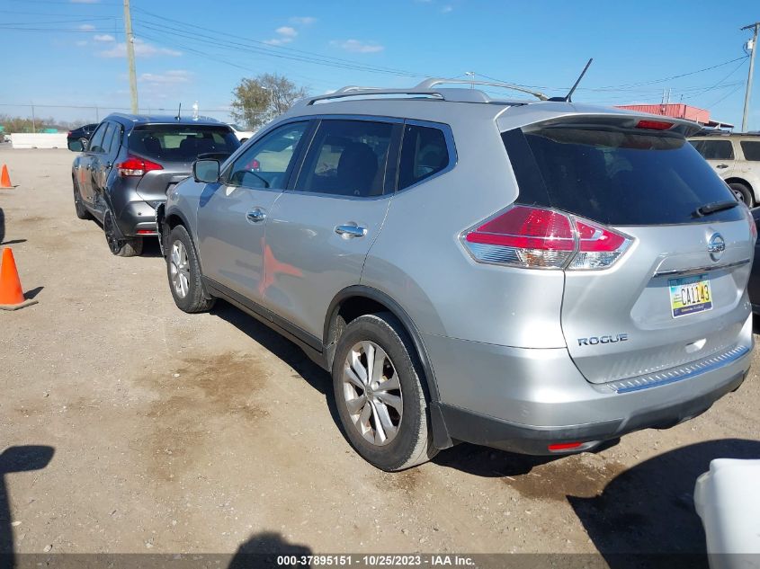 2016 Nissan Rogue Sv VIN: KNMAT2MT1GP668838 Lot: 37895151