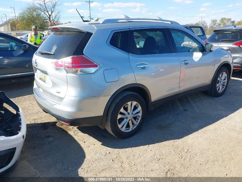 2016 Nissan Rogue Sv VIN: KNMAT2MT1GP668838 Lot: 37895151