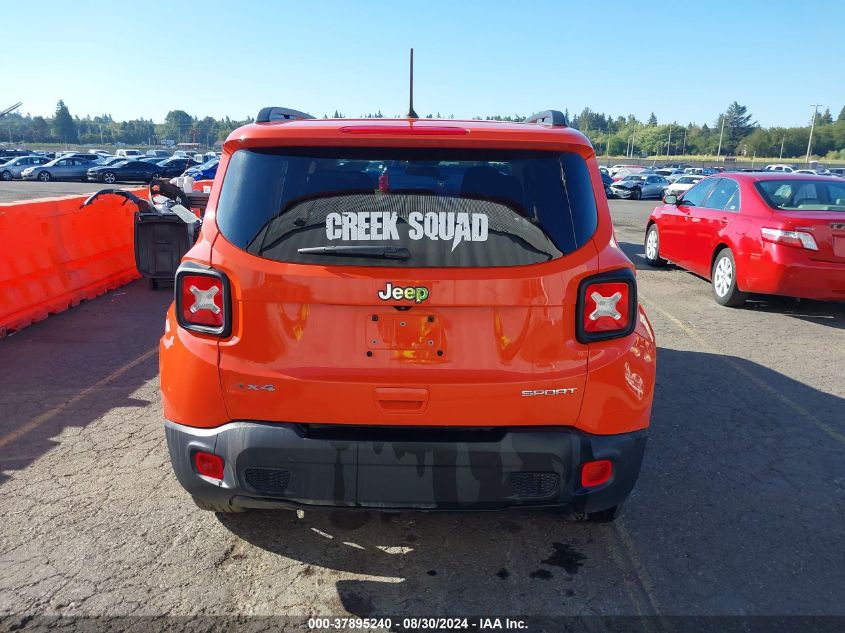 2019 Jeep Renegade Sport 4X4 VIN: ZACNJBAB3KPJ74136 Lot: 37895240