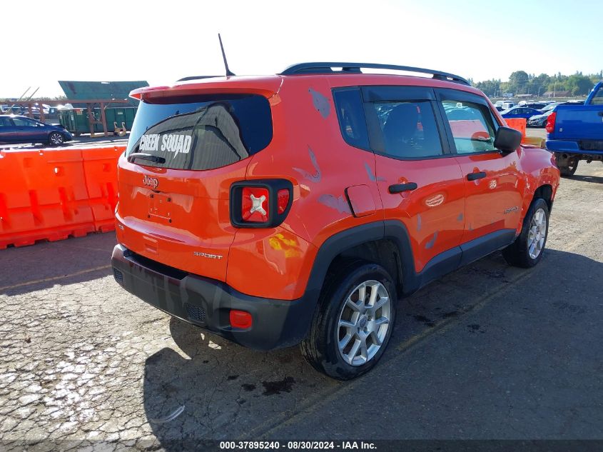 2019 Jeep Renegade Sport 4X4 VIN: ZACNJBAB3KPJ74136 Lot: 37895240