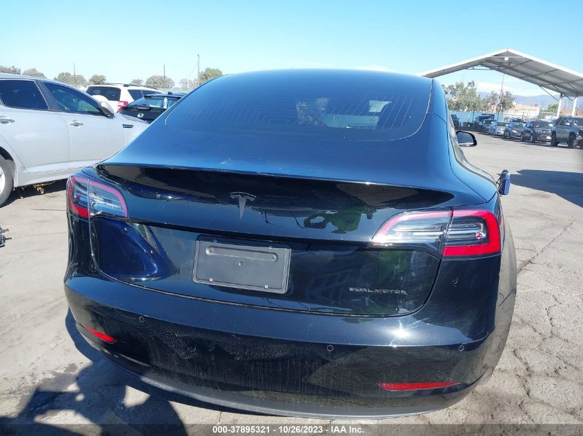 2020 Tesla Model 3 Long Range VIN: 5YJ3E1EB3LF666399 Lot: 37895321