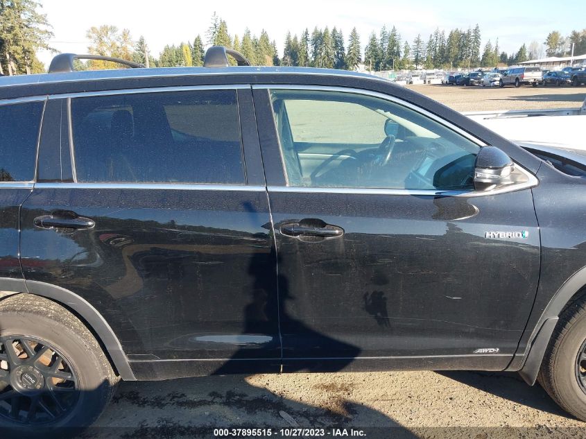 2017 Toyota Highlander Hybrid Limited VIN: 5TDDGRFH3HS028527 Lot: 37895515