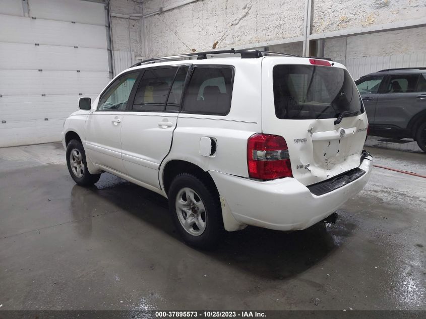 2005 Toyota Highlander VIN: JTEEP21A150120736 Lot: 37895573