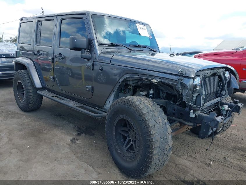 2018 Jeep Wrangler Jk Unlimited Sahara 4X4 VIN: 1C4BJWEG5JL830083 Lot: 37895596