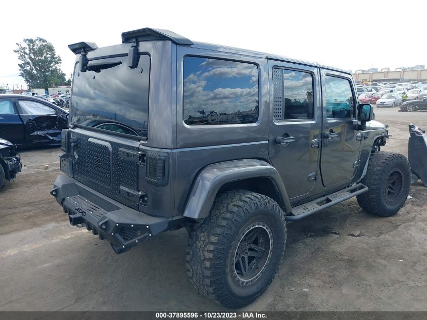 2018 Jeep Wrangler Jk Unlimited Sahara 4X4 VIN: 1C4BJWEG5JL830083 Lot: 37895596