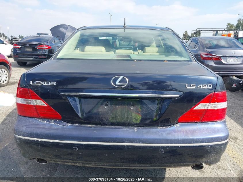 2005 Lexus Ls 430 VIN: JTHBN36F855014809 Lot: 37895784