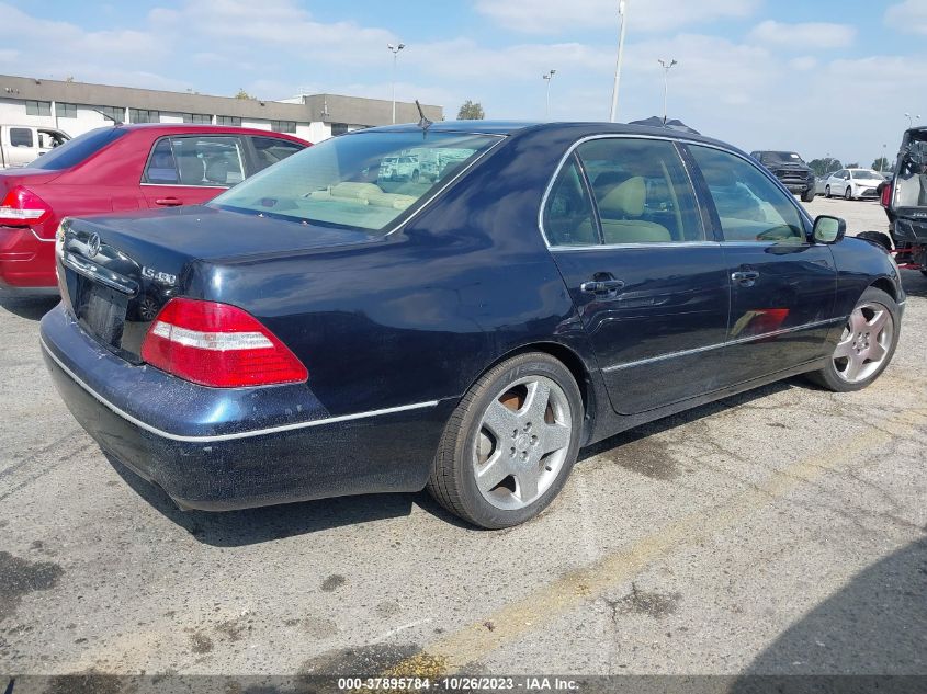 2005 Lexus Ls 430 VIN: JTHBN36F855014809 Lot: 37895784