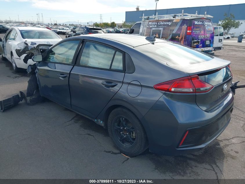 KMHC65LCXJU097289 2018 Hyundai Ioniq Hybrid Blue