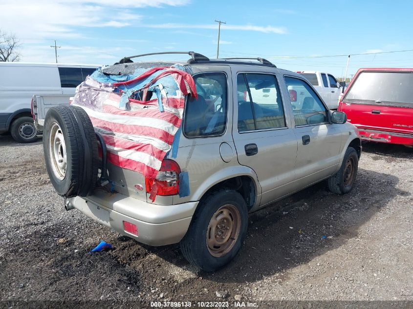 2000 Kia Sportage Ex VIN: KNDJB7235Y5673525 Lot: 37896138