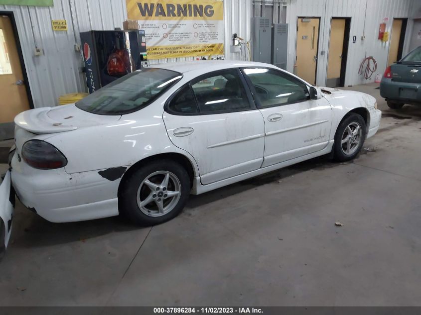 1999 Pontiac Grand Prix Gt VIN: 1G2WP52K2XF344829 Lot: 37896284