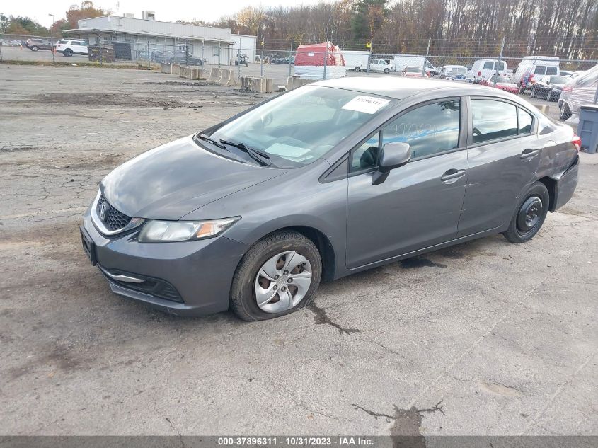 2013 Honda Civic Sdn Lx VIN: 2HGFB2F55DH518594 Lot: 37896311