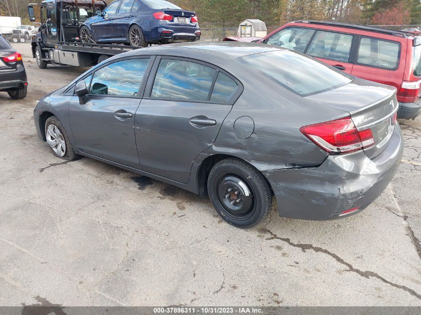 2013 Honda Civic Sdn Lx VIN: 2HGFB2F55DH518594 Lot: 37896311