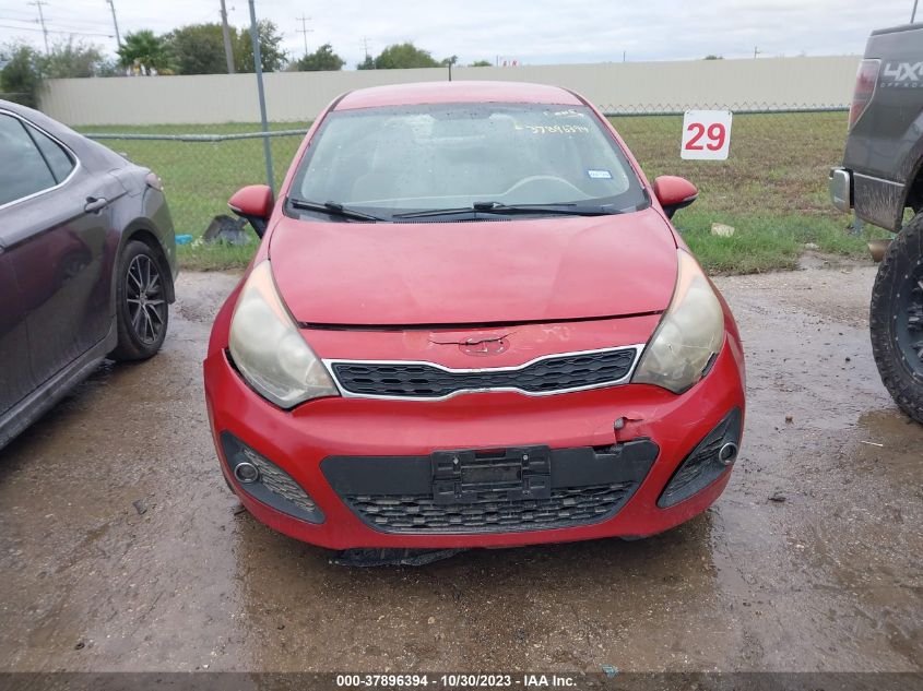 2013 Kia Rio Ex VIN: KNADN5A39D6103281 Lot: 37896394