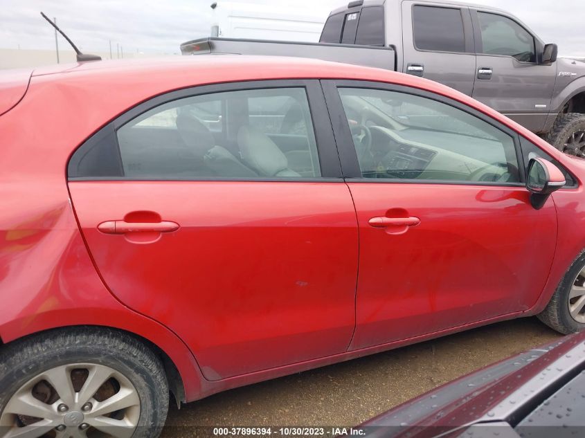 2013 Kia Rio Ex VIN: KNADN5A39D6103281 Lot: 37896394