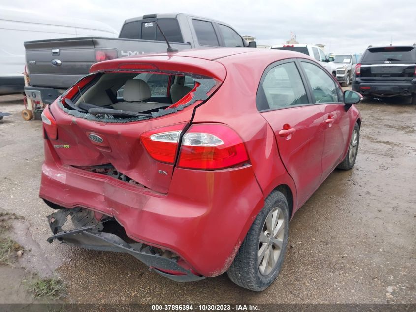 2013 Kia Rio Ex VIN: KNADN5A39D6103281 Lot: 37896394