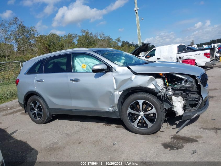 2017 Kia Sorento Ex V6 VIN: 5XYPH4A5XHG276202 Lot: 37896443