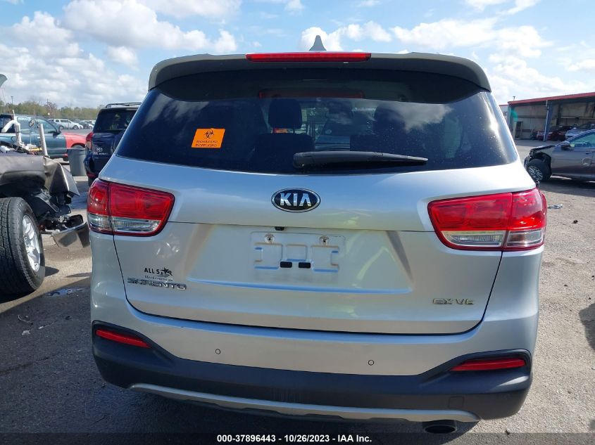 2017 Kia Sorento Ex V6 VIN: 5XYPH4A5XHG276202 Lot: 37896443