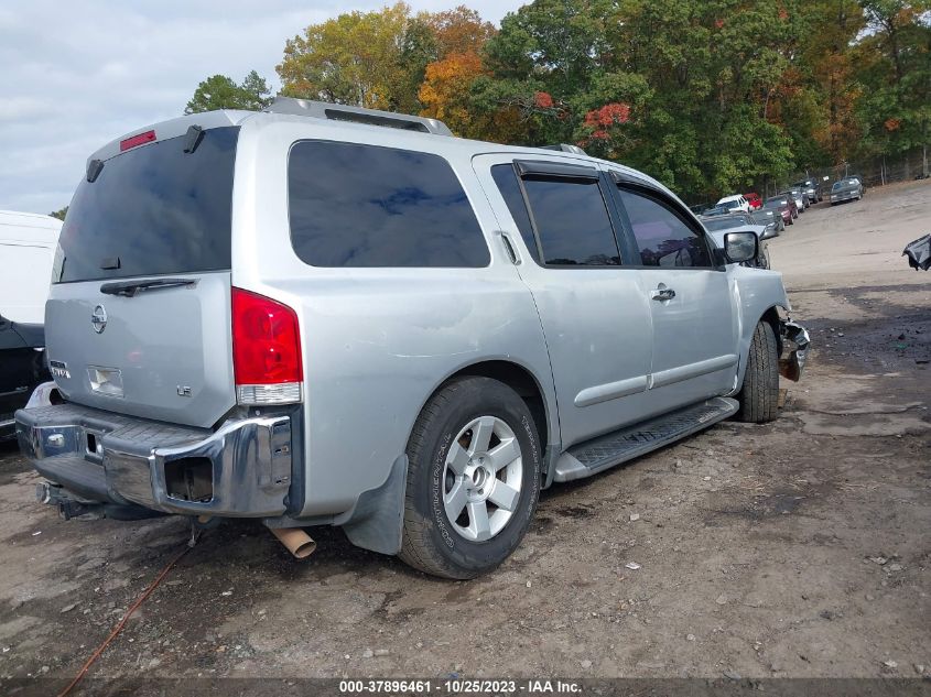 2004 Nissan Pathfinder Armada Le VIN: 5N1AA08A44N742369 Lot: 37896461