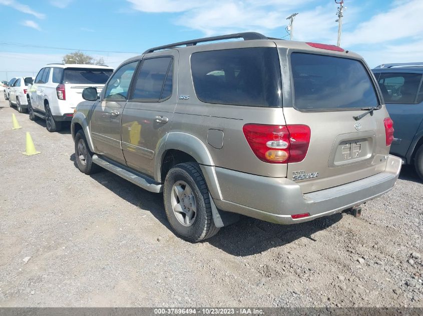 5TDZT34A31S055060 2001 Toyota Sequoia Sr5