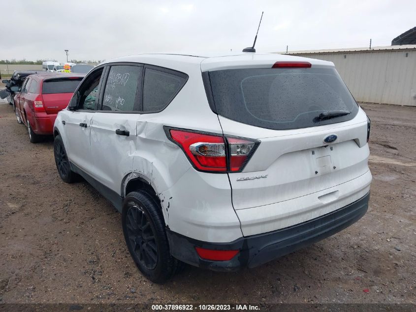 2017 Ford Escape S VIN: 1FMCU0F74HUA49692 Lot: 37896922