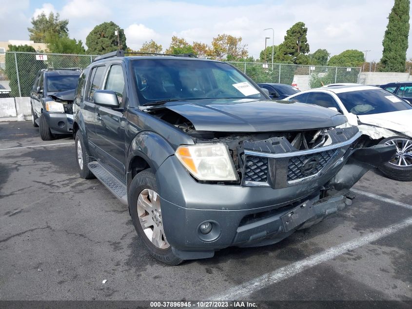 2005 Nissan Pathfinder Le VIN: 5N1AR18U55C786743 Lot: 37896945