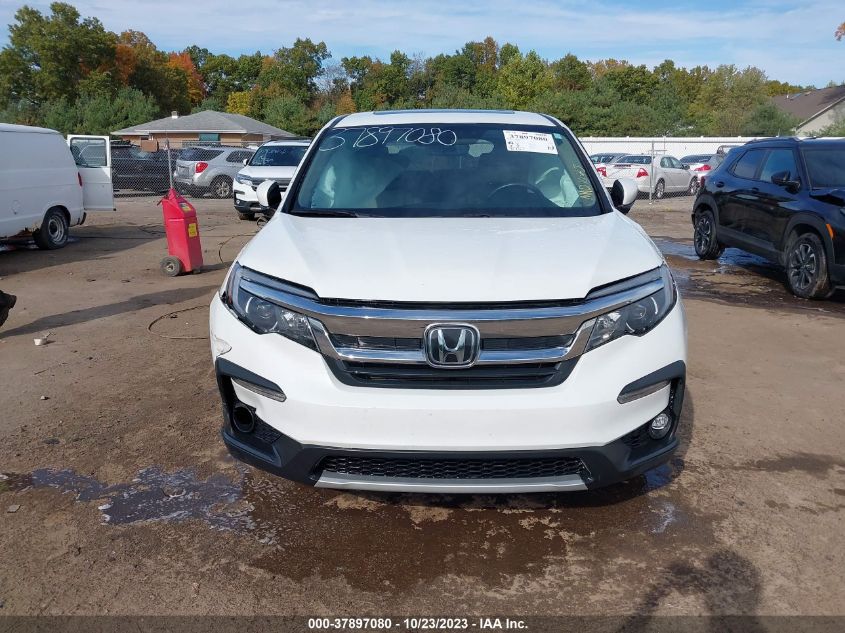 2021 Honda Pilot Ex-L VIN: 5FNYF6H50MB003752 Lot: 37897080