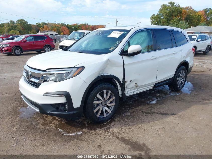 2021 Honda Pilot Ex-L VIN: 5FNYF6H50MB003752 Lot: 37897080