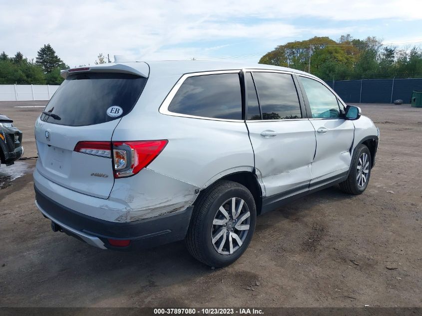 2021 Honda Pilot Ex-L VIN: 5FNYF6H50MB003752 Lot: 37897080