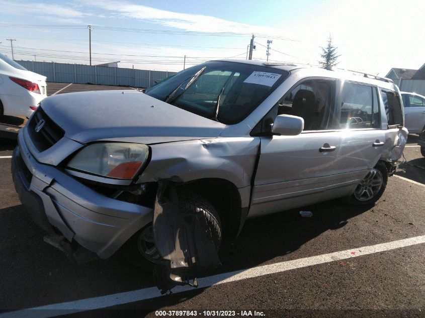 2005 Honda Pilot Ex VIN: 2HKYF18455H541568 Lot: 37897843