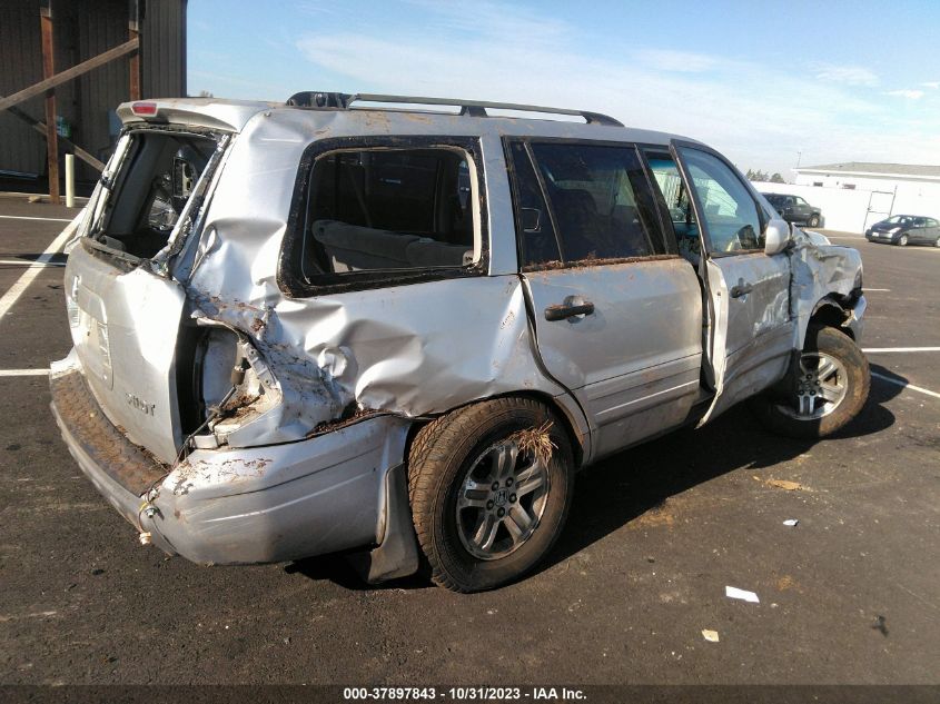 2005 Honda Pilot Ex VIN: 2HKYF18455H541568 Lot: 37897843