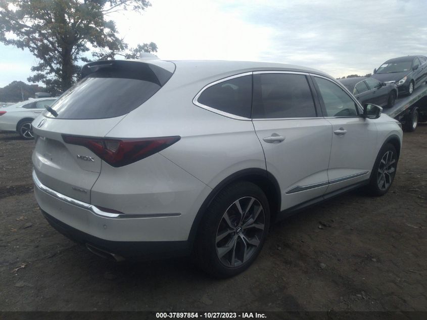 2022 Acura Mdx W/Technology Package VIN: 5J8YE1H48NL004077 Lot: 37897854