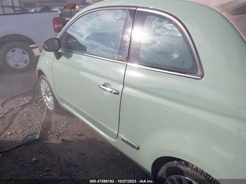 2017 Fiat 500C Lounge VIN: 3C3CFFER3HT659277 Lot: 37898192