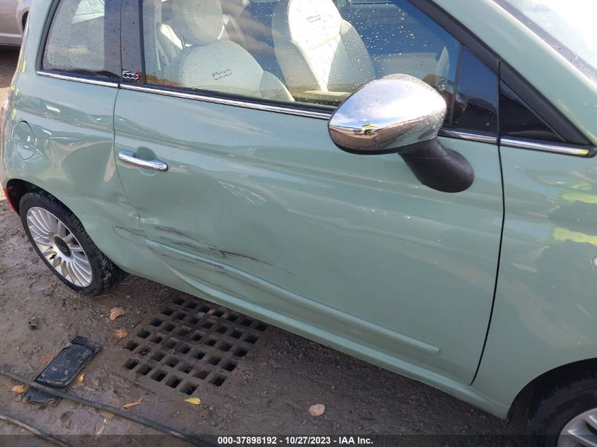 2017 Fiat 500C Lounge VIN: 3C3CFFER3HT659277 Lot: 37898192