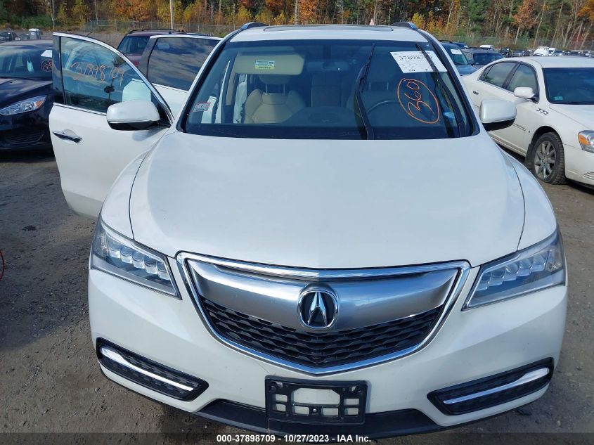 2014 Acura Mdx VIN: 5FRYD4H20EB005579 Lot: 37898709