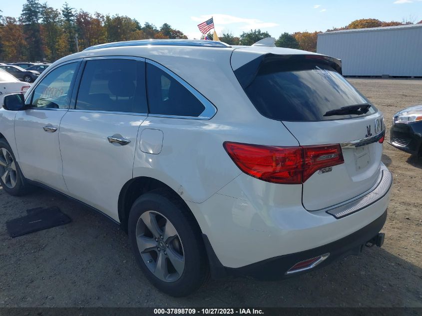 2014 Acura Mdx VIN: 5FRYD4H20EB005579 Lot: 37898709