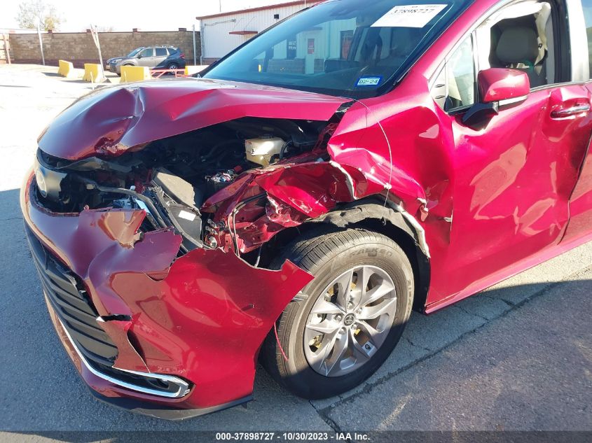 2022 Toyota Sienna Xle VIN: 5TDYRKEC2NS081403 Lot: 37898727