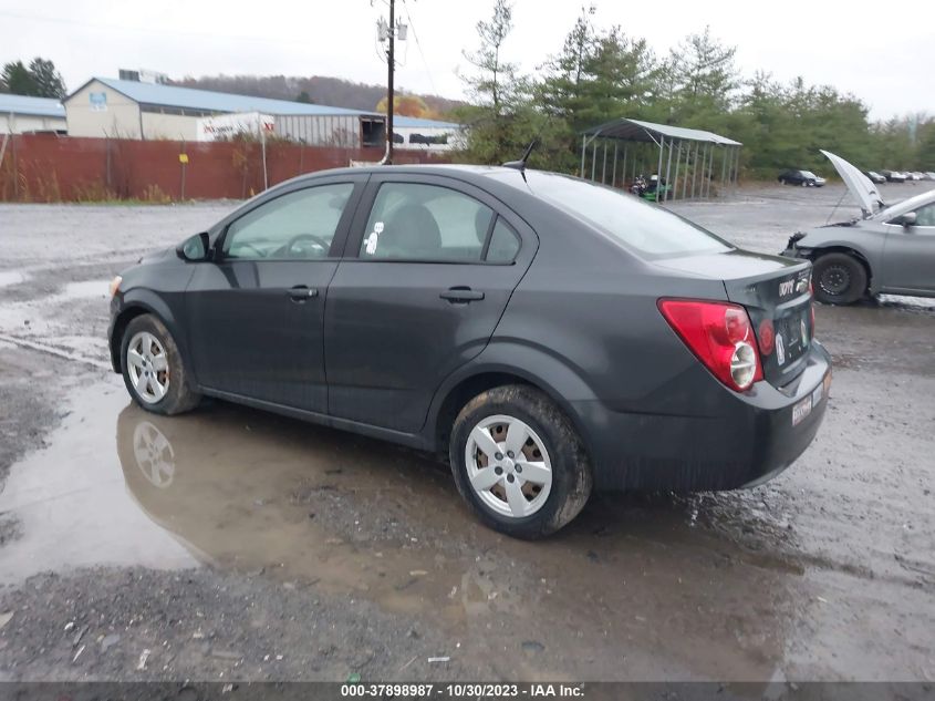 2014 Chevrolet Sonic Ls VIN: 1G1JA5SH3E4170637 Lot: 37898987