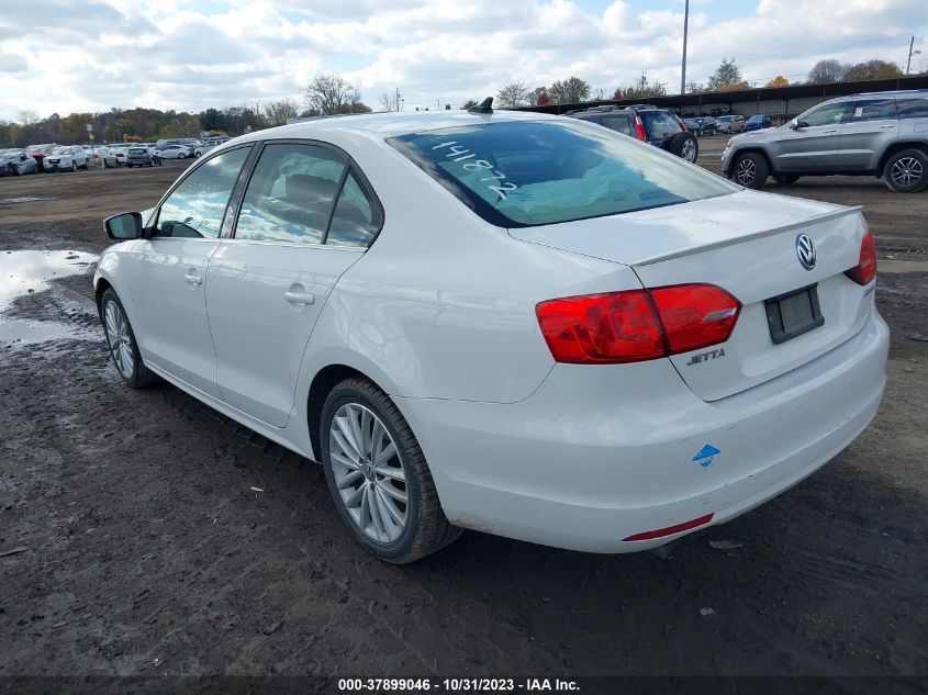 2013 Volkswagen Jetta Sel VIN: 3VWLX7AJ1DM441872 Lot: 37899046