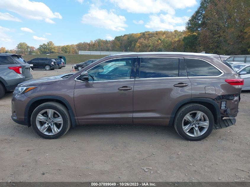 2017 Toyota Highlander Limited VIN: 5TDDZRFH2HS372649 Lot: 37899049