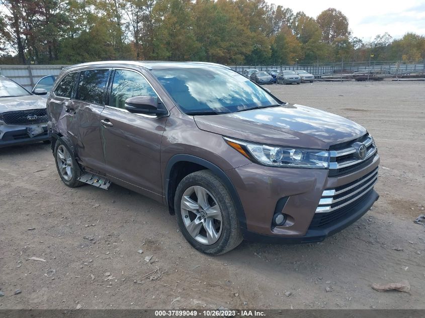 2017 Toyota Highlander Limited VIN: 5TDDZRFH2HS372649 Lot: 37899049