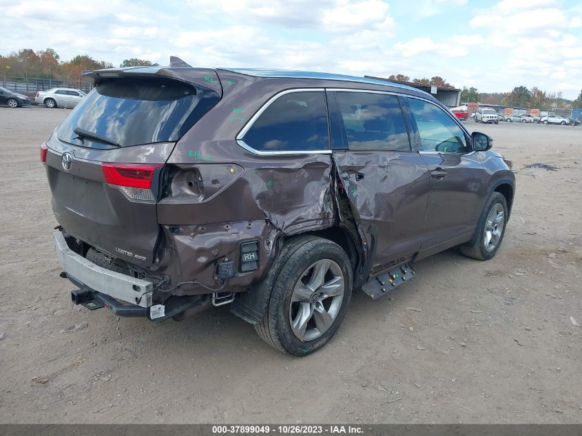 2017 Toyota Highlander Limited VIN: 5TDDZRFH2HS372649 Lot: 37899049