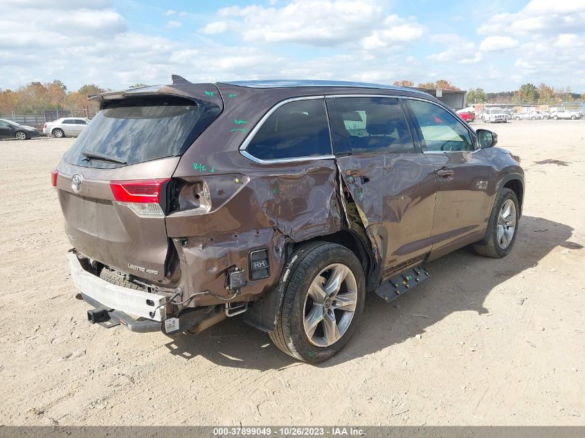 2017 Toyota Highlander Limited VIN: 5TDDZRFH2HS372649 Lot: 37899049