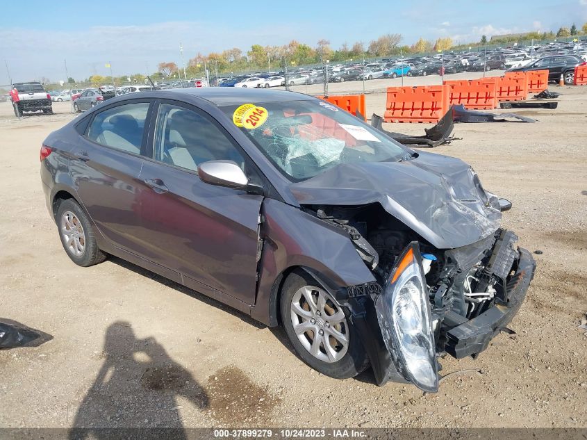 2014 Hyundai Accent Gls VIN: KMHCT4AE9EU614191 Lot: 37899279