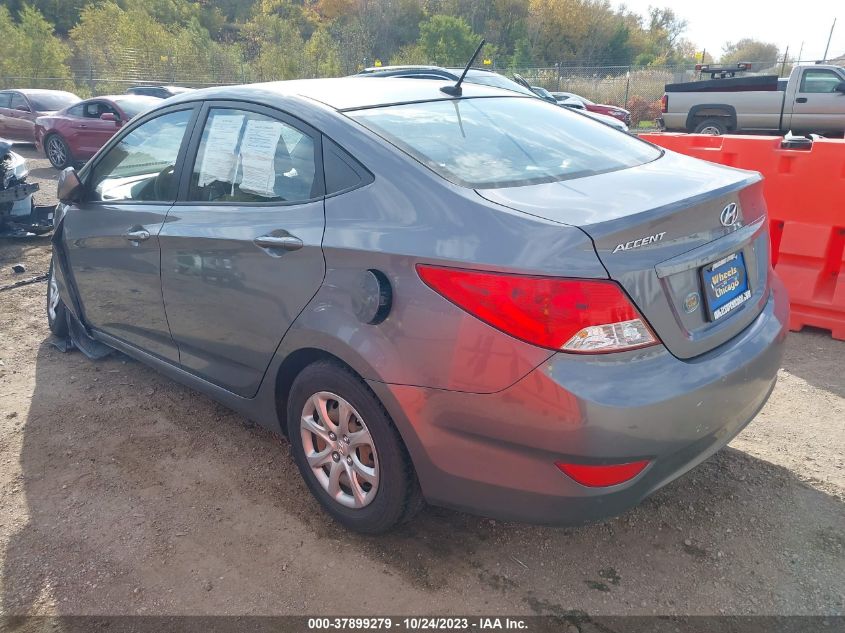 2014 Hyundai Accent Gls VIN: KMHCT4AE9EU614191 Lot: 37899279