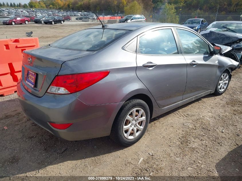 2014 Hyundai Accent Gls VIN: KMHCT4AE9EU614191 Lot: 37899279