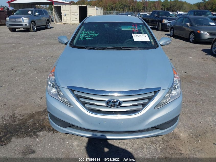 2014 Hyundai Sonata Gls VIN: 5NPEB4AC4EH896491 Lot: 37899314