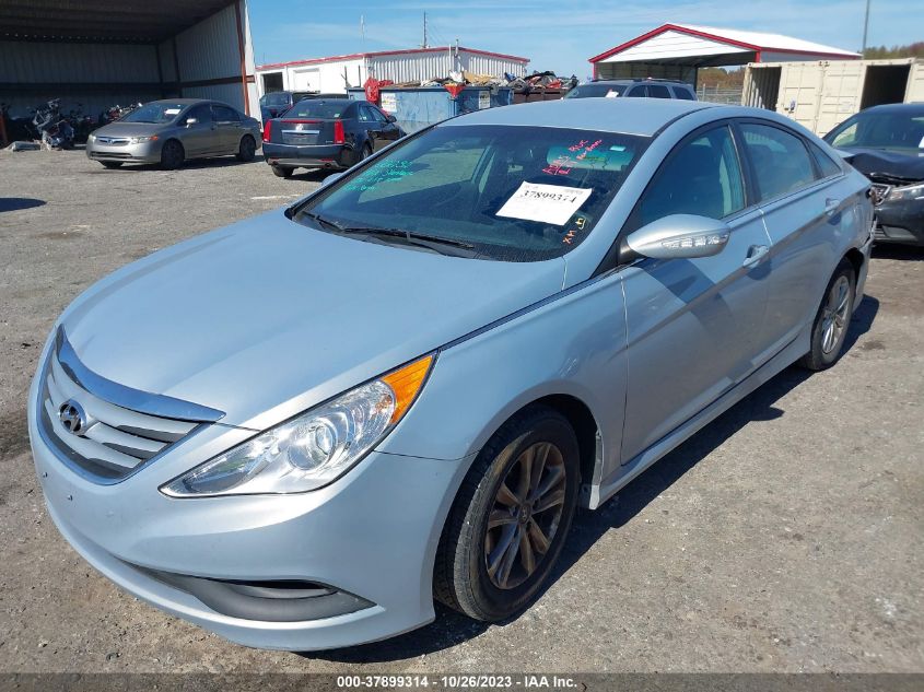 2014 Hyundai Sonata Gls VIN: 5NPEB4AC4EH896491 Lot: 37899314